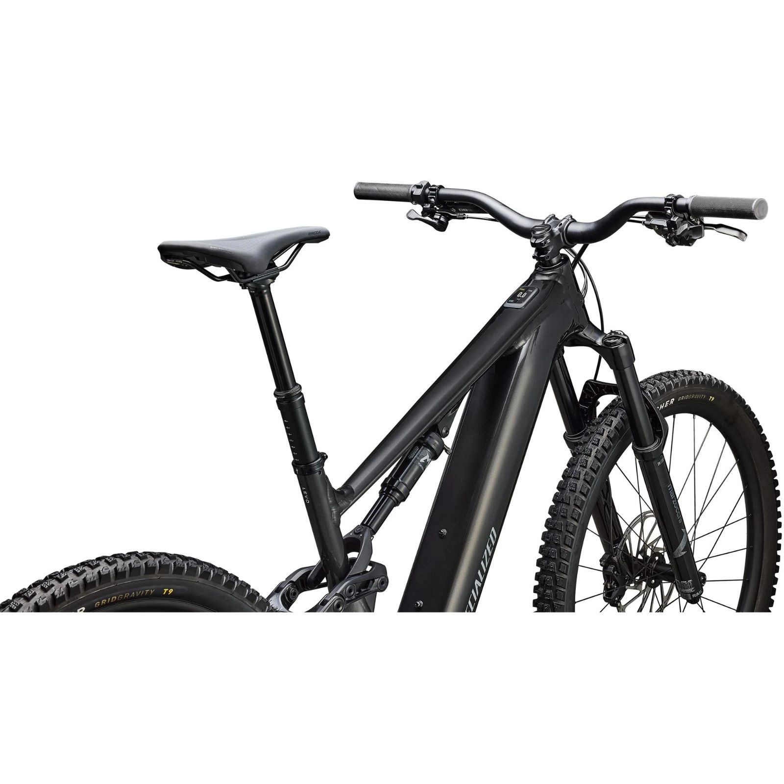MTB électrique van aluminium, Specialized Turbo Levo G4 NB, glanzend metallic obsidiaan / zilverstof 2026