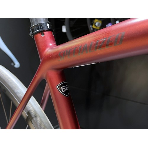 Vélo de route d'occasion Specialized Aethos Pro Ultegra Di2 Satin Red Sky / Red Onyx 2024 - Taille 56cm