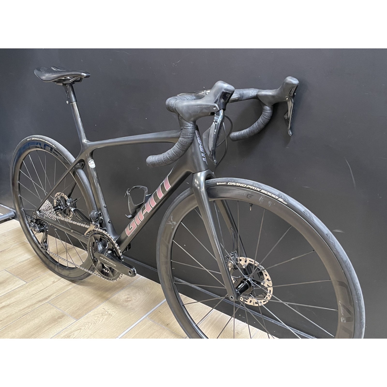 Bicicleta de carretera Giant TCR Advanced SL 0 Dura-Ace Di2 de carbono crudo, usada, modelo 2025 - Talla S (53,5 cm)
