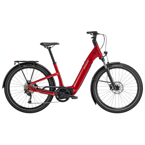 Bicicleta híbrida eléctrica Specialized Turbo Como 3.0 Rojo Tint/Plata Reflectante 2023
