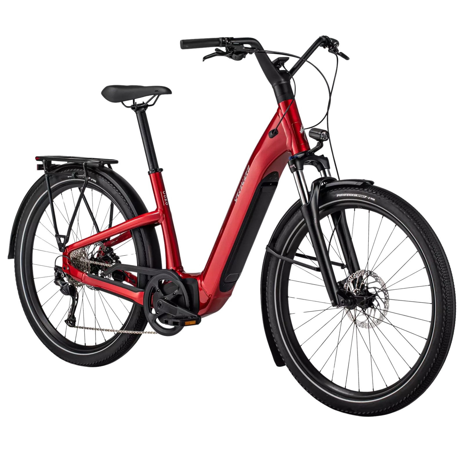 Bici Trekking Specialized Turbo Como 3.0 Rosso Tinta/Argento Riflettente 2023