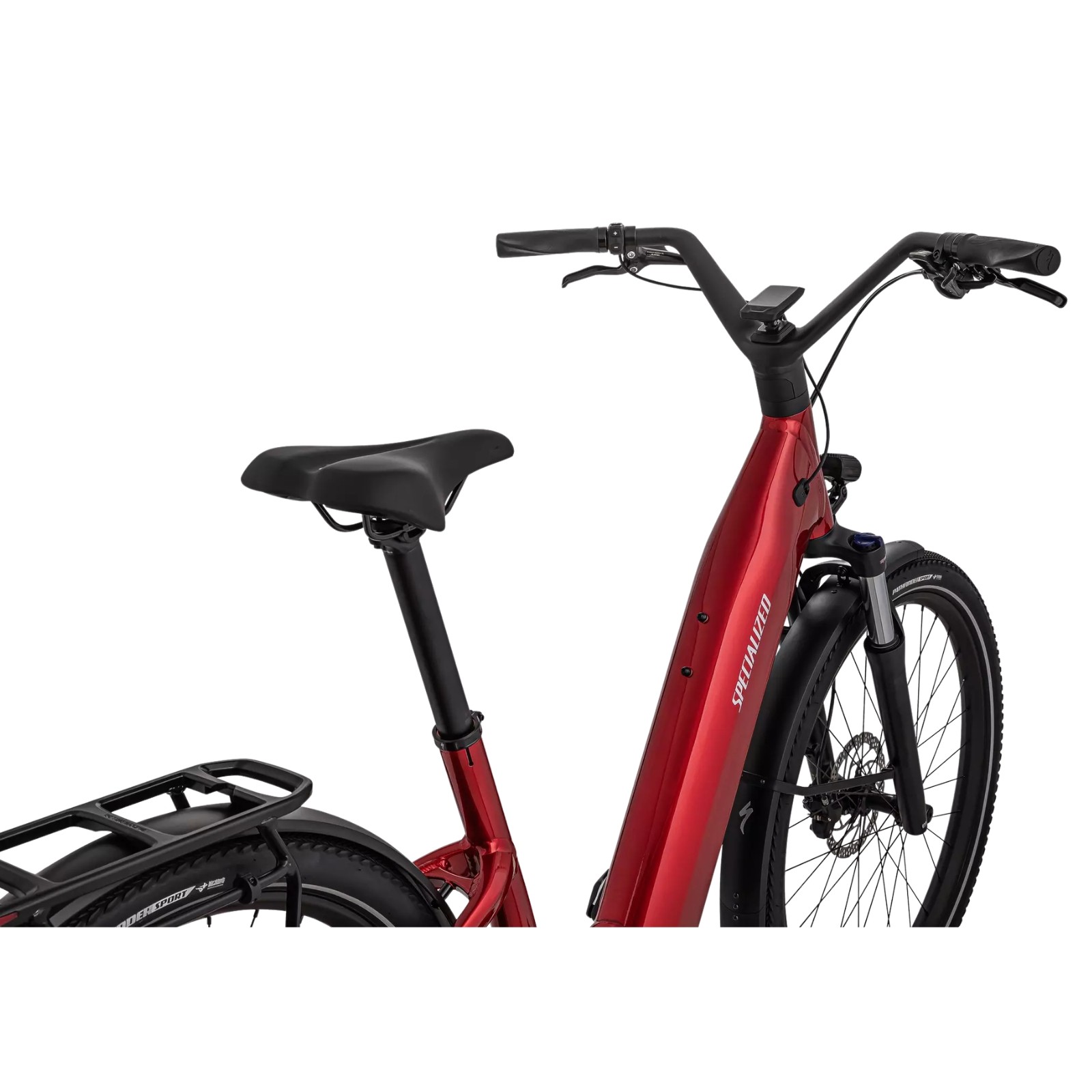 Elektro- Trekkingrad Specialized Turbo Como 3.0 Rot getönt/Silber reflektierend 2023
