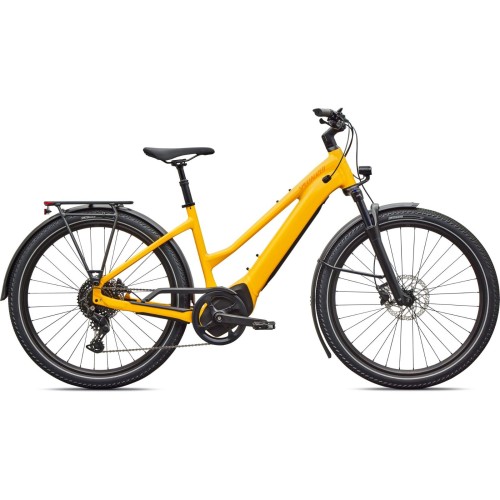 VTC électrique Specialized Turbo Vado 4.0 Step-Through Gloss California Sunshine / Orange Zest 2025
