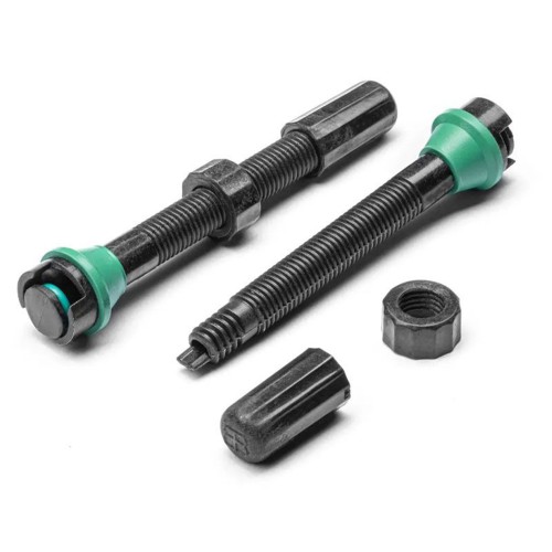 Juego de válvulas tubeless Absolute Black AETHER de carbono negro 18-30 mm - TVALVE30/BK