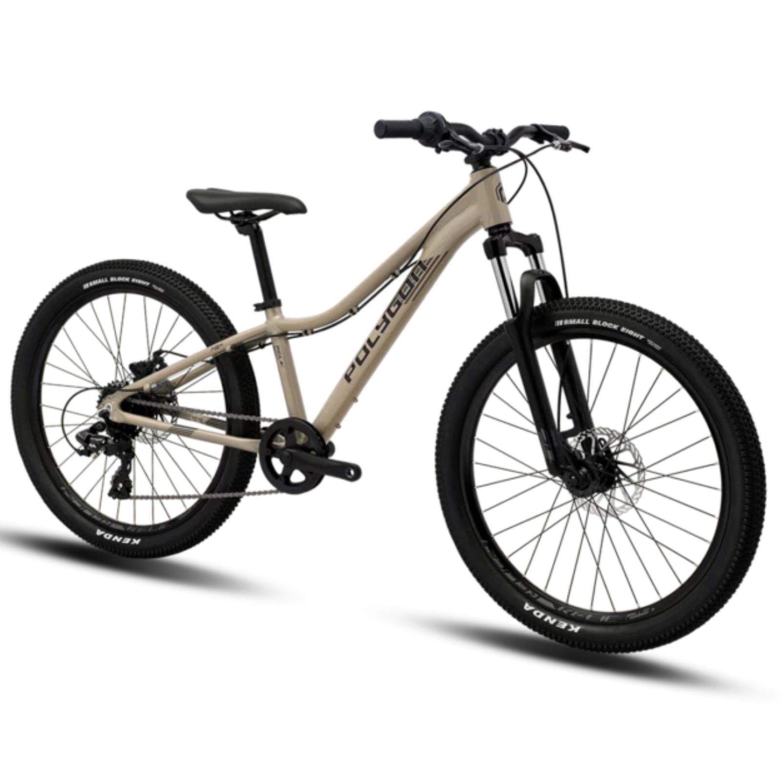 MTB per bambini Polygon Relic 24 Cream 2025, 24 pollici.