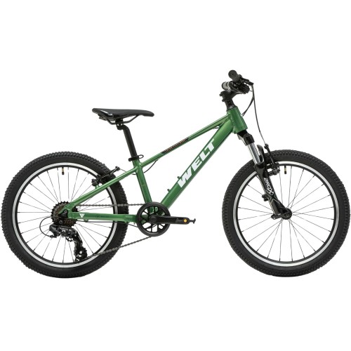 Bicicleta MTB Welt Brave 1.0 de 20 polegadas, verde abeto.