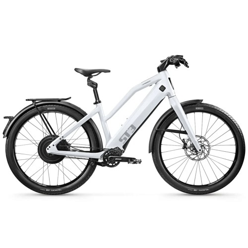 Stromer ST3 Pinion 983Wh E-Bike / Pedelec , Speedbike, 45 km/h, Cool White, 2023