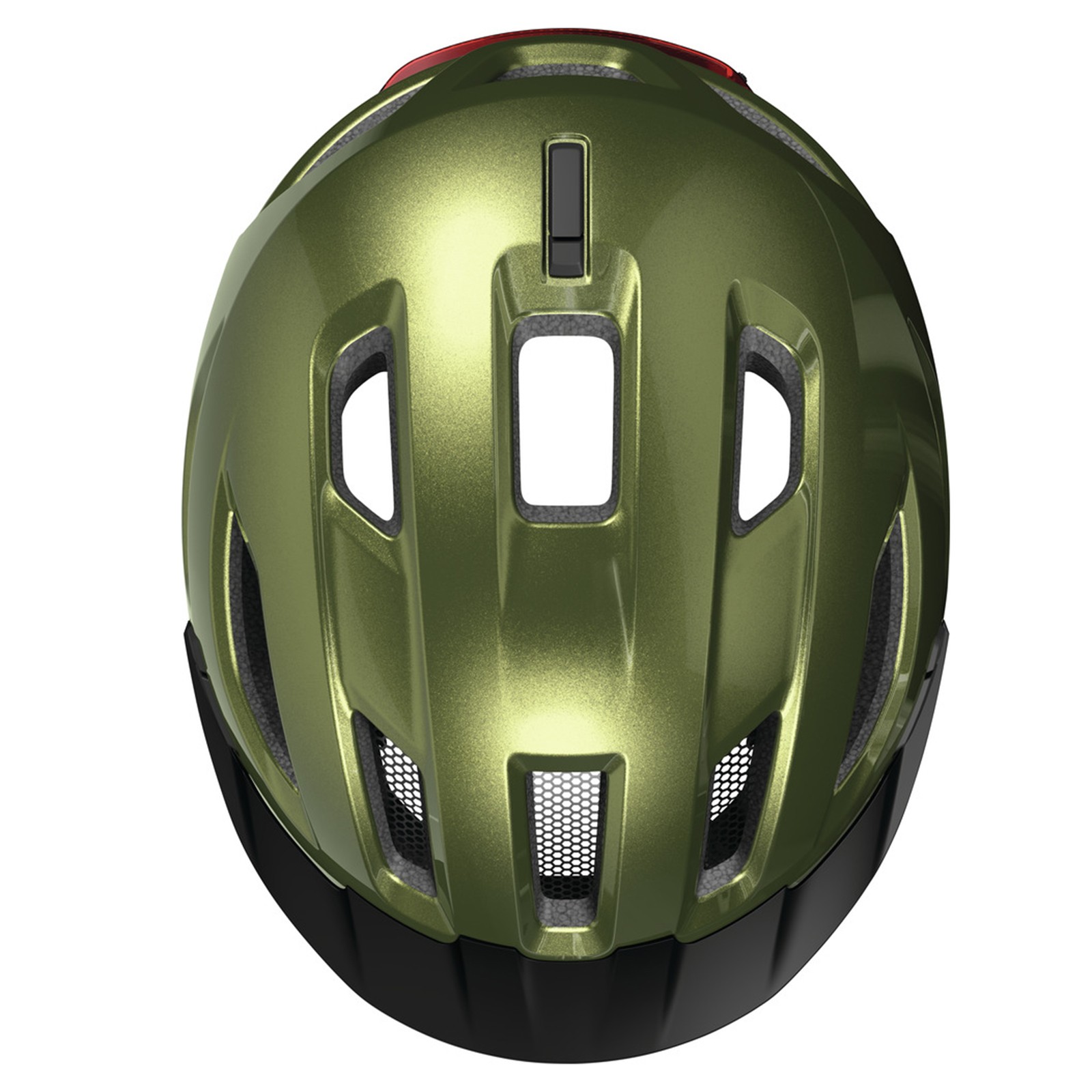 Abus Urban-I 4.0 Pepper Green fietshelm met oplaadbaar achterlicht