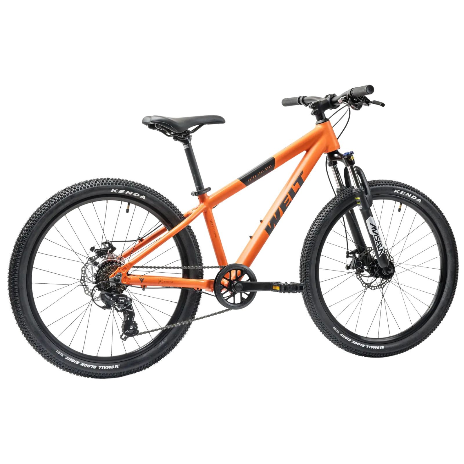 MTB per bambini Welt Brave 1.0 24" MD arancione