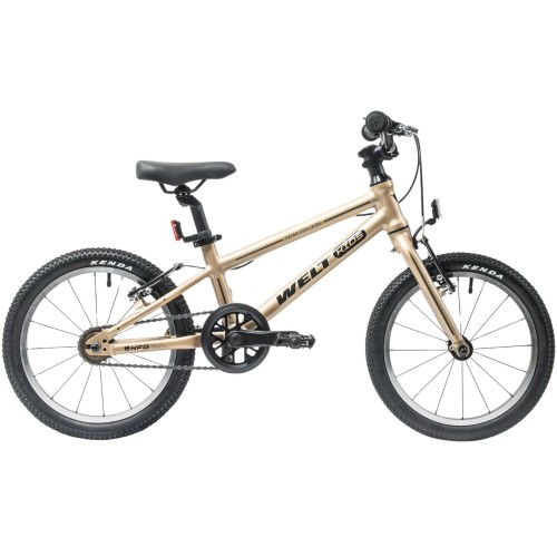 Bicicleta infantil bege brilhante