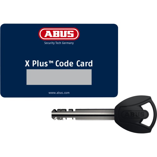 Lucchetto pieghevole Abus BORDO Big XPlus 6000K/120, nero, con staffa SH