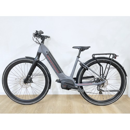 Bicicleta eléctrica / e-bike Gazelle Ultimate T10 HMB 500Wh 2020 usada, color gris - Talla 46 (S)