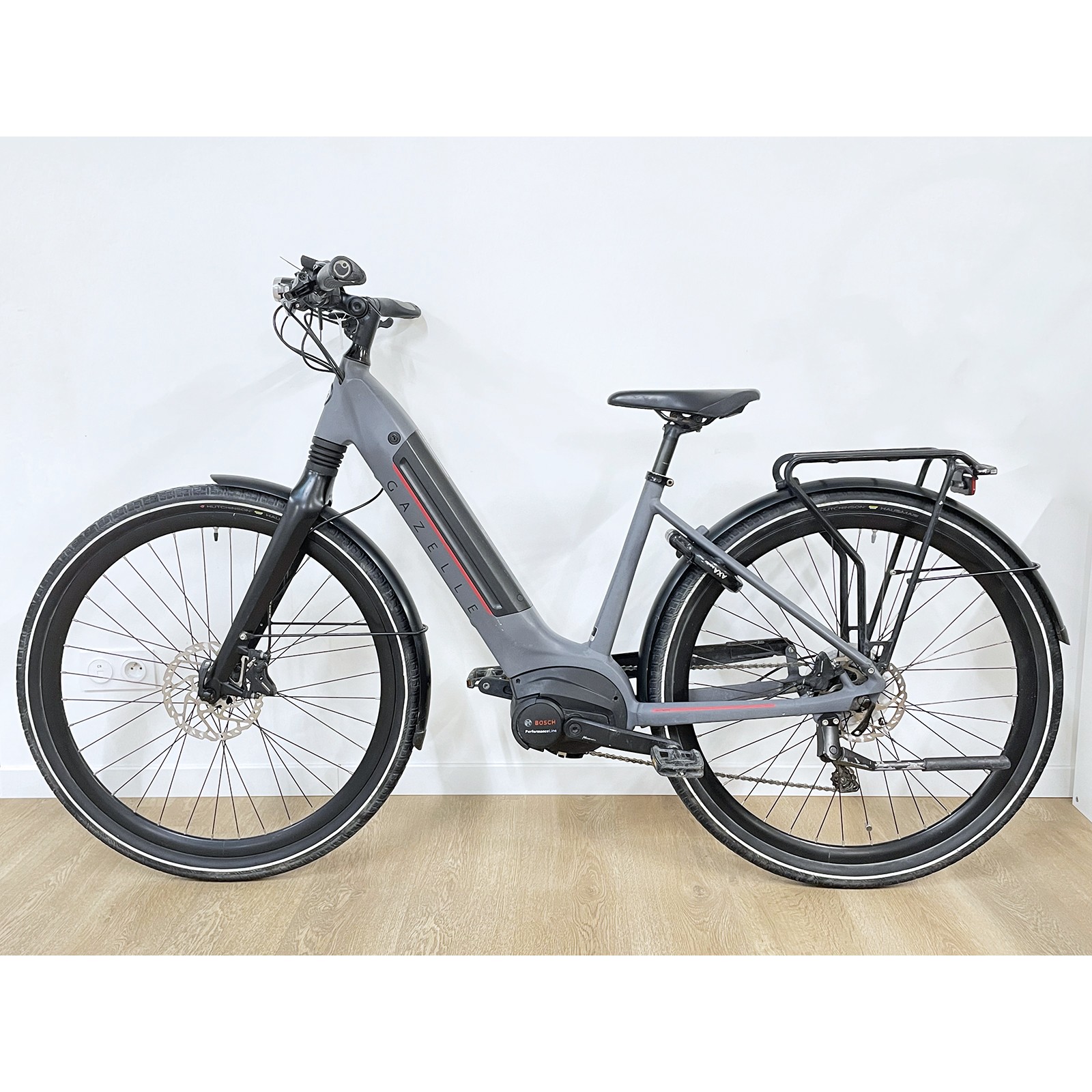 Gebrauchtes Gazelle Ultimate T10 HMB 500Wh 2020 E-Bike / Pedelec , grau - Größe 46 (S)
