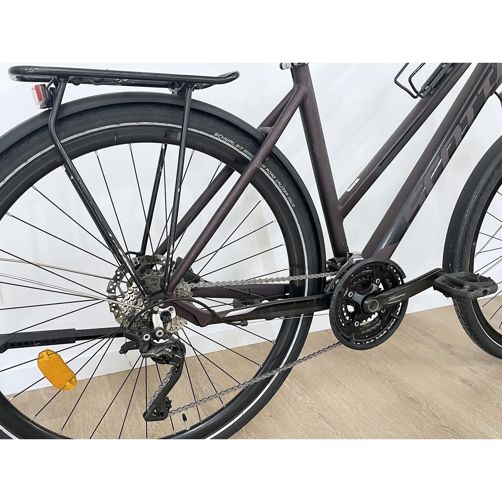 Used Scott Sub Sport 20 Hybrid Bike , purple, for women, 2020 model