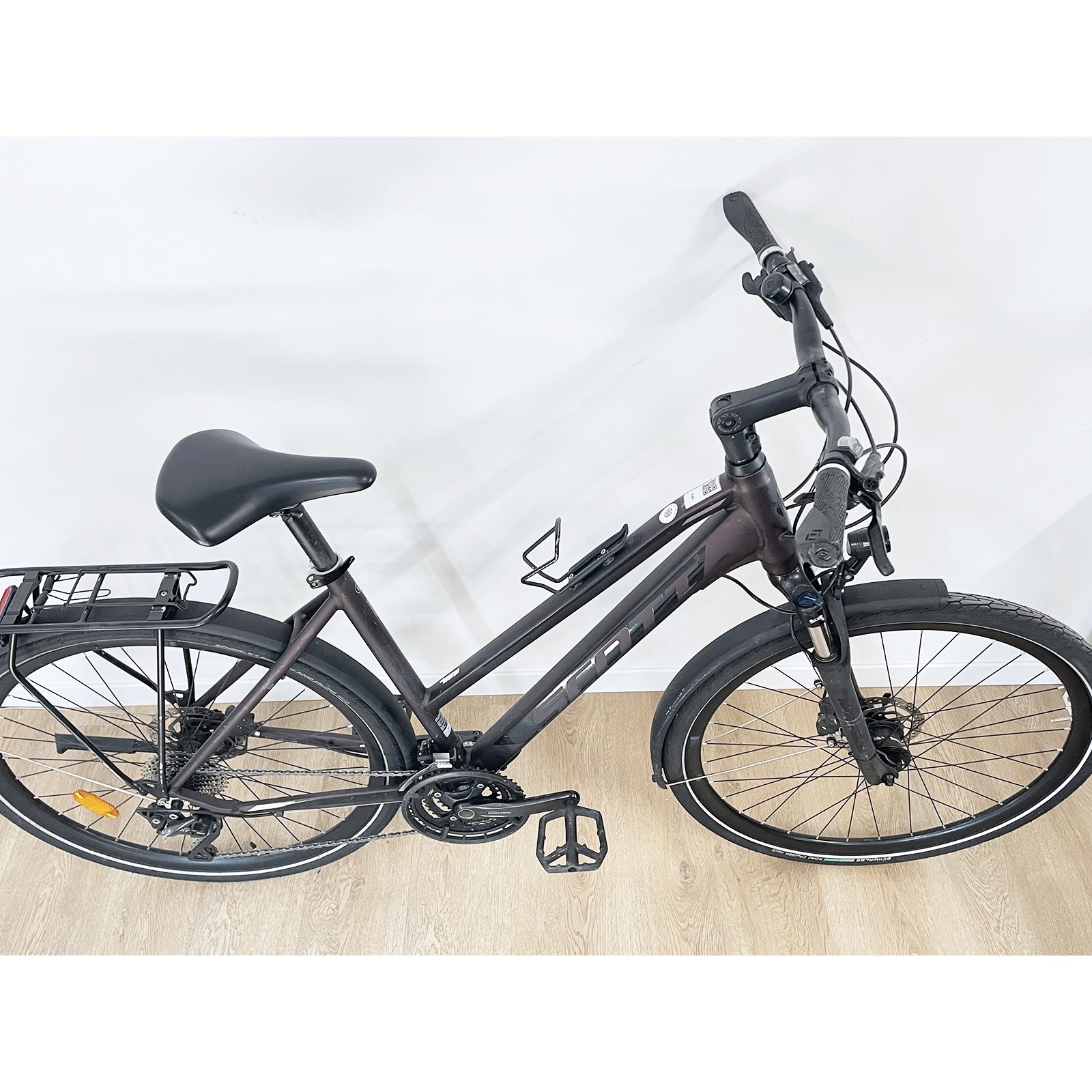 Used Scott Sub Sport 20 Hybrid Bike , purple, for women, 2020 model