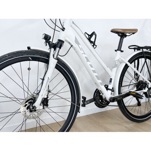 Gebrauchtes Scott Sub Sport 20 Damen Trekkingrad , weiß, Baujahr 2019
