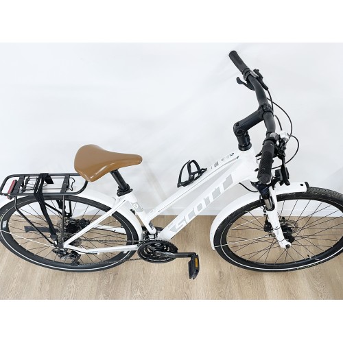 Bici Trekking da donna Scott Sub Sport 20 bianca, usata, anno 2019.