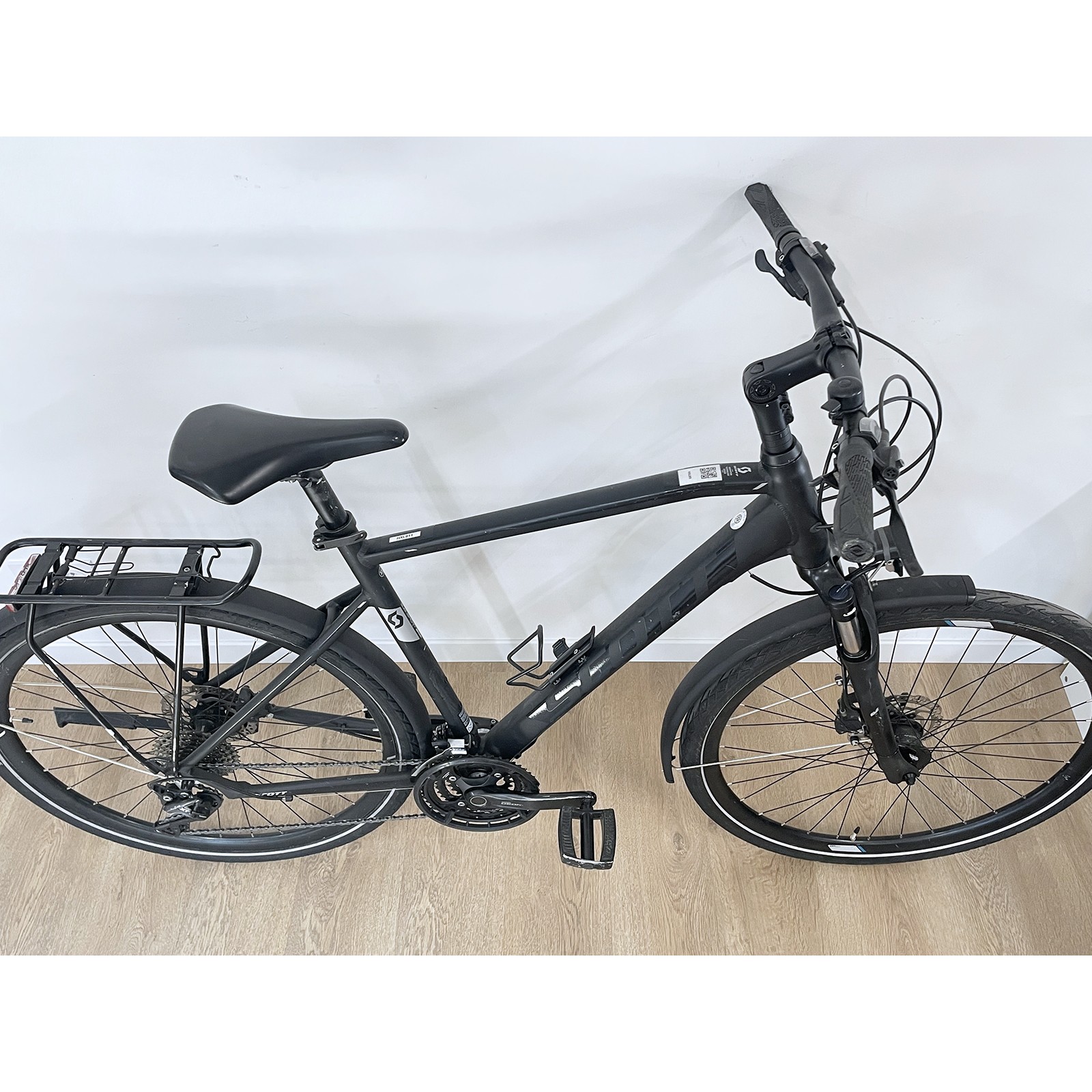 Bici Trekking da uomo Scott Sub Sport 20 nera, usata, anno 2019.