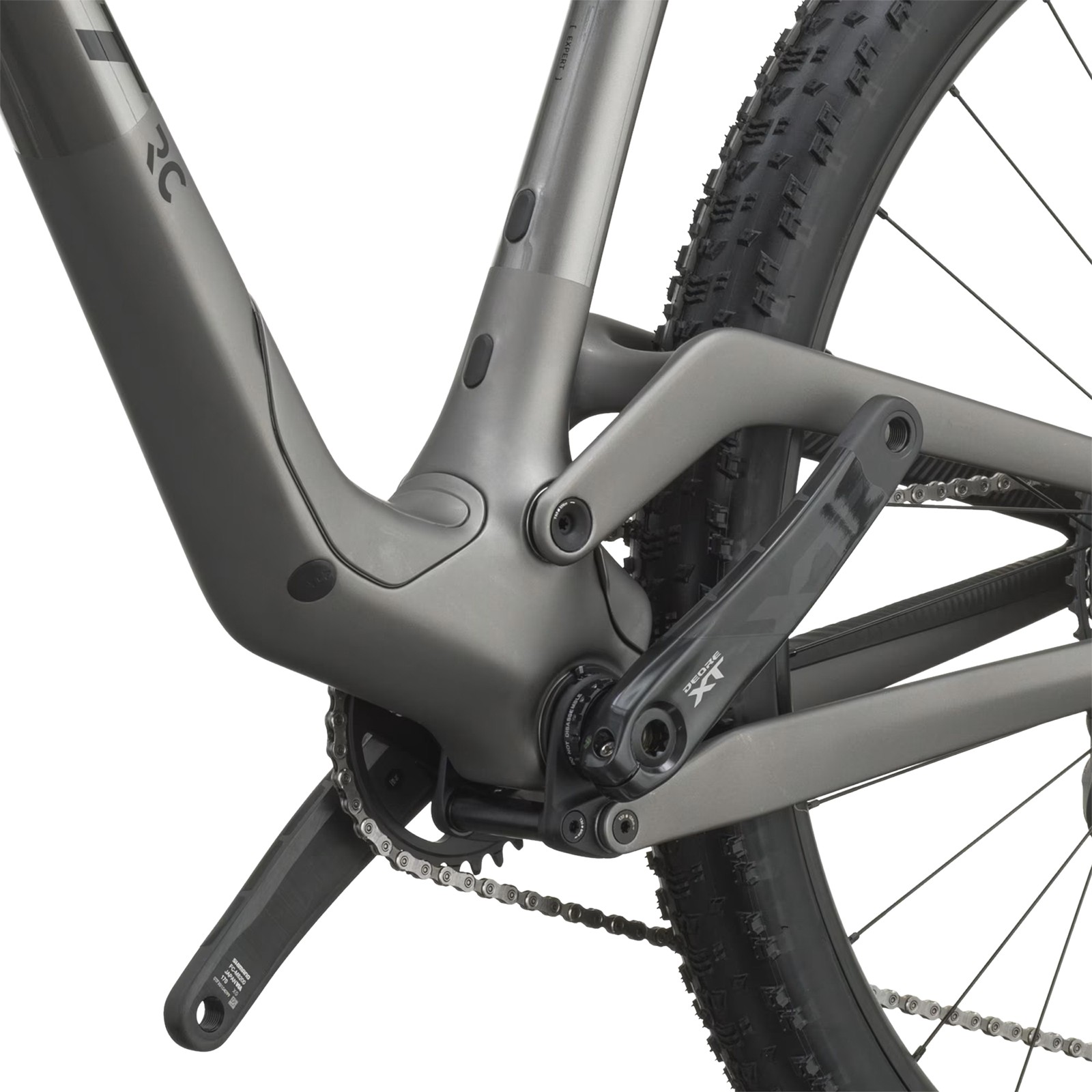 MTB de carbono Scott Spark RC Expert cinza tungstênio 2027