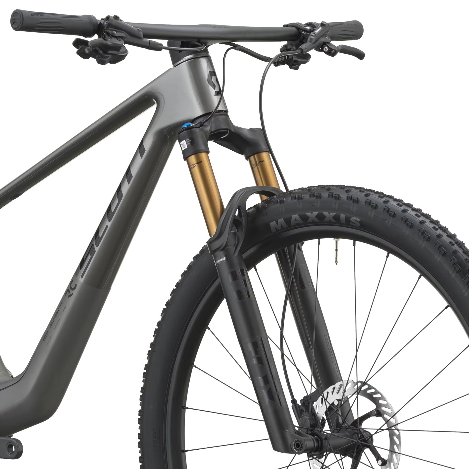 MTB de carbono Scott Spark RC Expert cinza tungstênio 2027