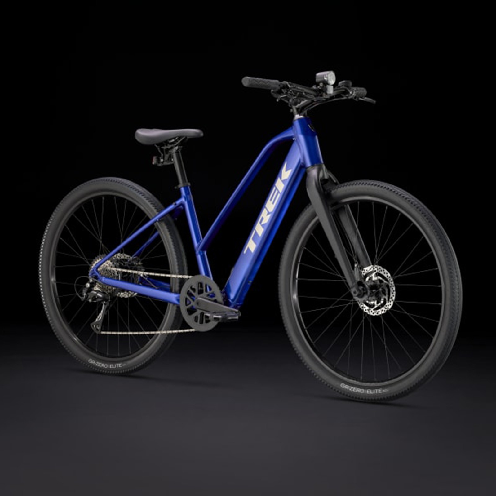 bicicleta elétrica / e-bike híbrida Trek Dual Sport+ 2 Midstep LT Hex Blue 2025