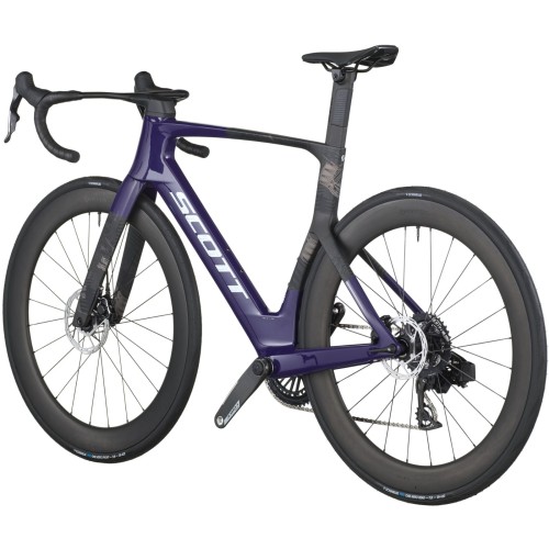Bicicleta de estrada roxo uva/preto carbono, 2026