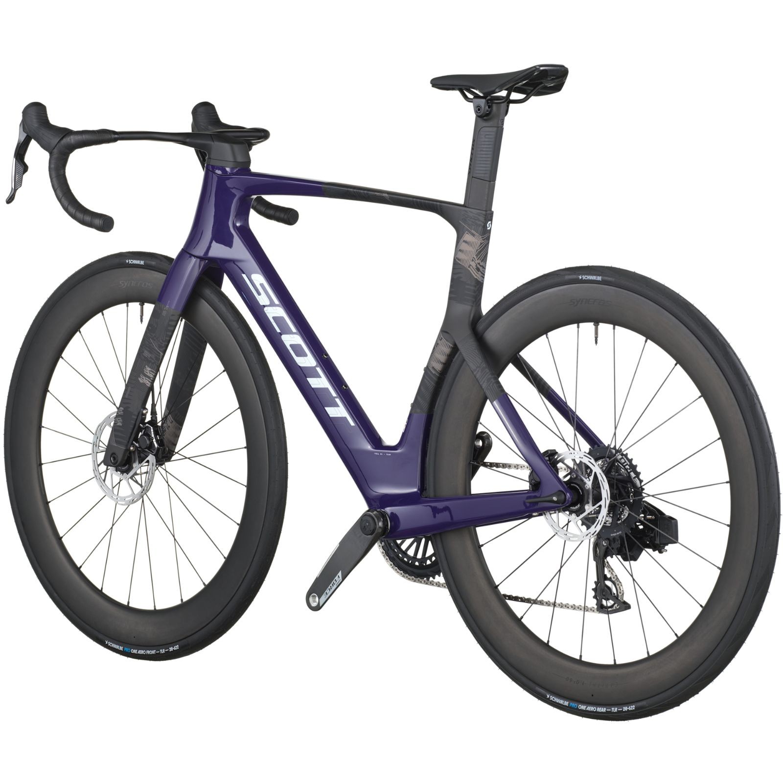 Vélo de route carbone Scott Foil RC Team Grape Purple / Carbon Black 2026