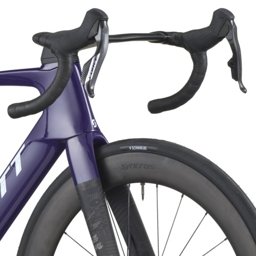 Scott Foil RC Team Carbon- Rennrad Traubenlila/Carbonschwarz, 2026