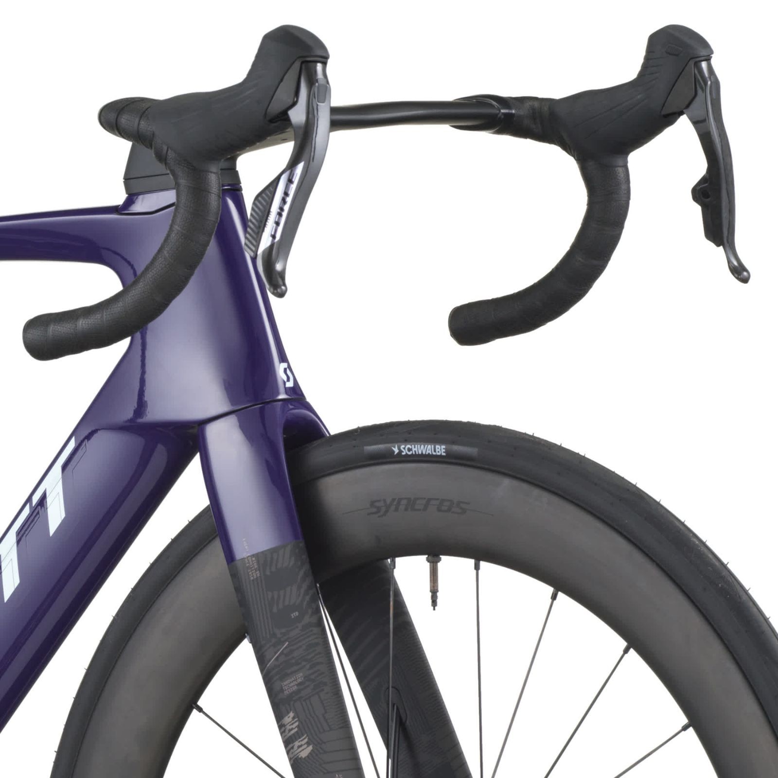 Vélo de route carbone Scott Foil RC Team Grape Purple / Carbon Black 2026
