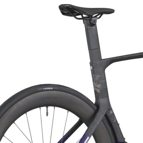 Vélo de route carbone Scott Foil RC Team Grape Purple / Carbon Black 2026