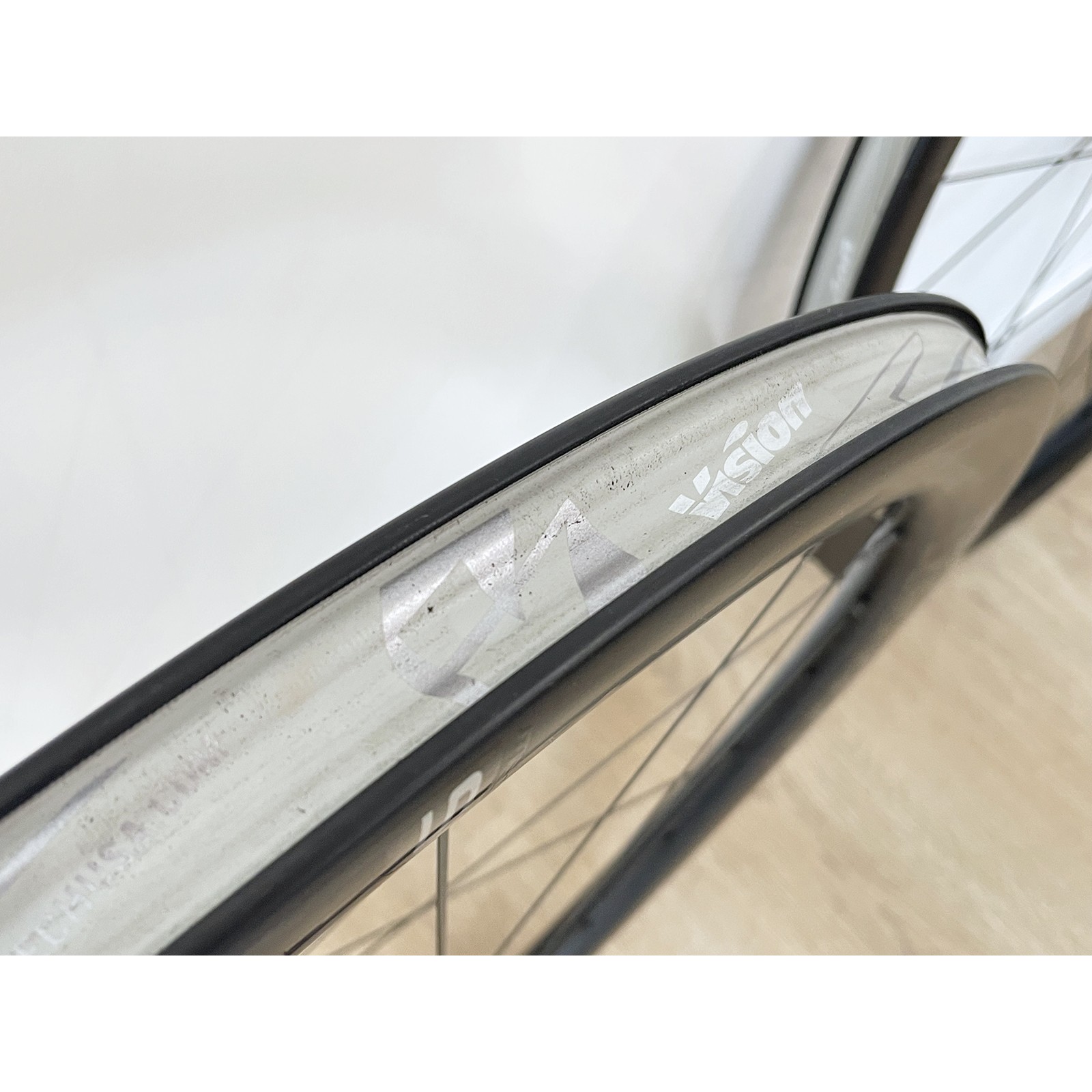 Gebrauchter Laufradsatz Vision Metron 45 SL Disc Carbon Tubeless Drahtreifen Shimano 2026