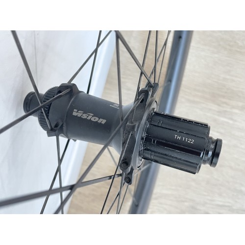 Gebrauchter Laufradsatz Vision Metron 45 SL Disc Carbon Tubeless Drahtreifen Shimano 2026