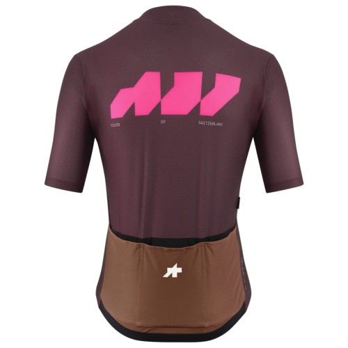 Maillot de ciclismo de manga corta rojo Assos Equipe R S11 We Are The A Panic