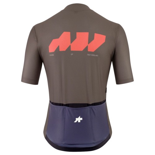 Maillot de ciclismo de manga corta Assos Equipe R S11 We Are The A Moka Brown