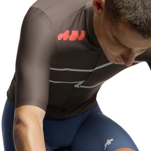 Maillot vélo manches courtes Assos Equipe R S11 We Are The A Moka Brown