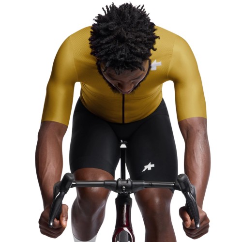 Assos Mille GT S11 Evo Fietsshirt met korte mouwen in goudgeel