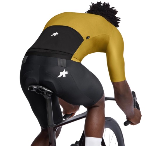 Maillot de ciclismo de manga corta Assos Mille GT S11 Evo color amarillo dorado