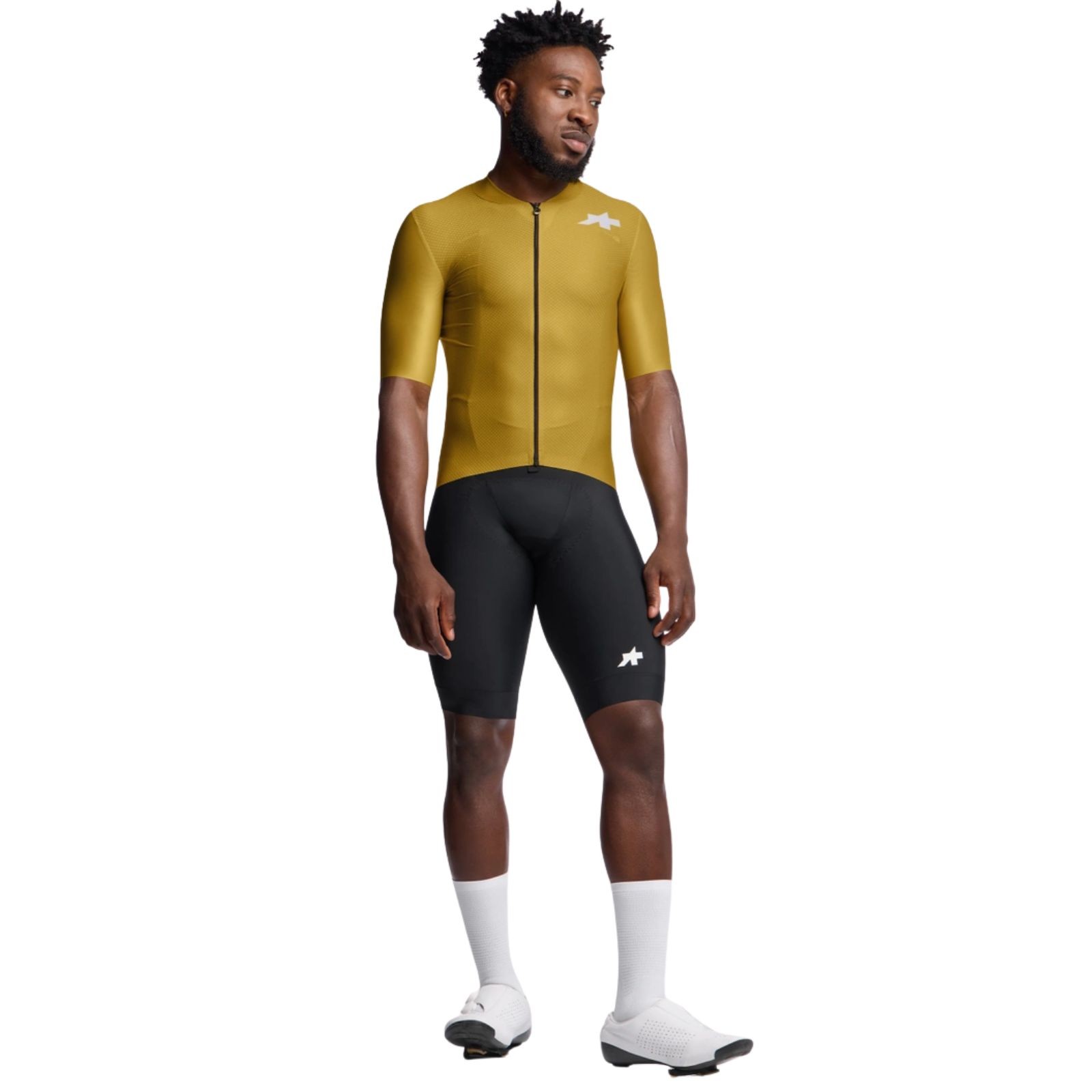 Maillot de ciclismo de manga corta Assos Mille GT S11 Evo color amarillo dorado