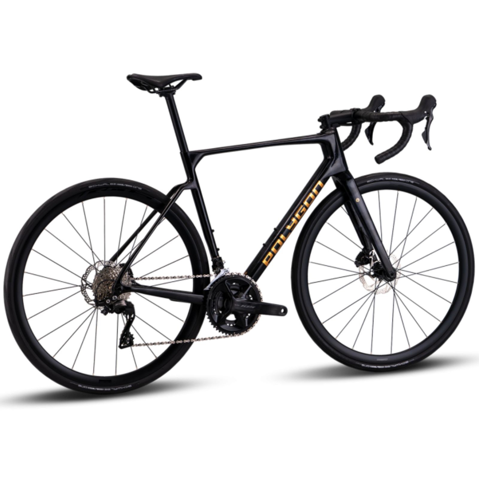 Vélo route carbone Polygon Strattos 7 Shimano 105 12v Black 2026