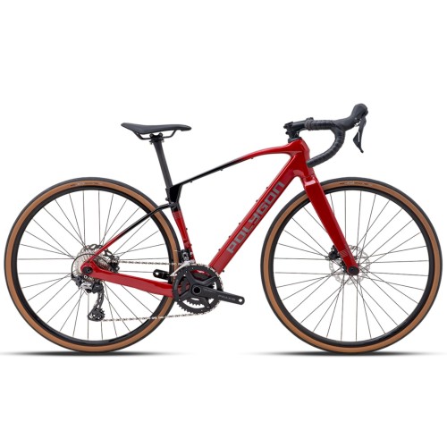 Bici gravel in carbonio Polygon Tambora A5 Shimano GRX 2x11v Rossa 2026