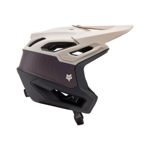 FOX Dropframe Pro Runn paarse MTB helm