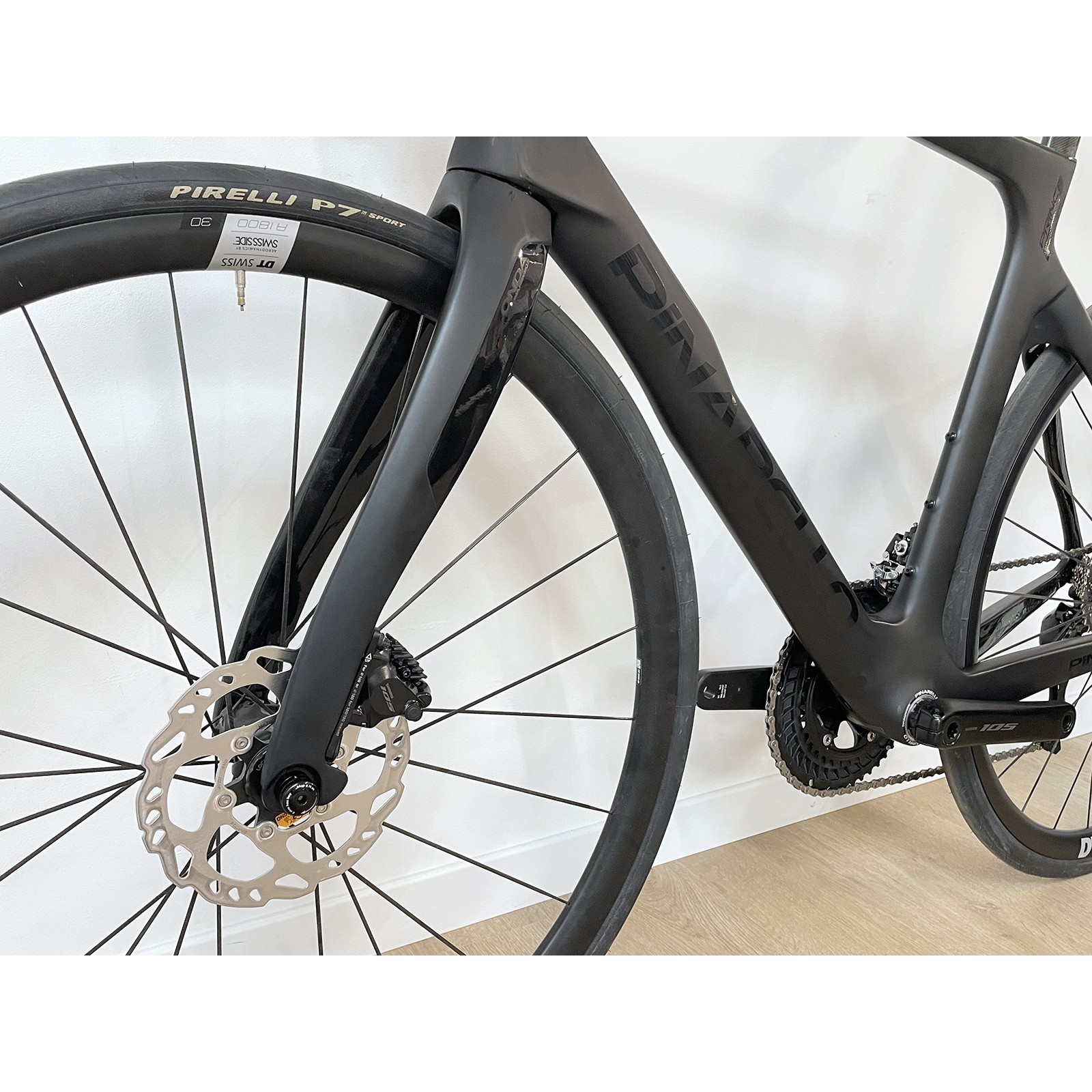 Pinarello Prince FX Shimano 105 Carbon Rennrad , schwarz, 2023 - Größe 54,5 cm (M)