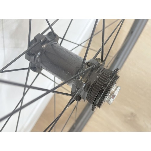 Fulcrum Rapid Red Carbon Disc wheelset with Shimano HG 700C Gravel bike drivetrain - Used