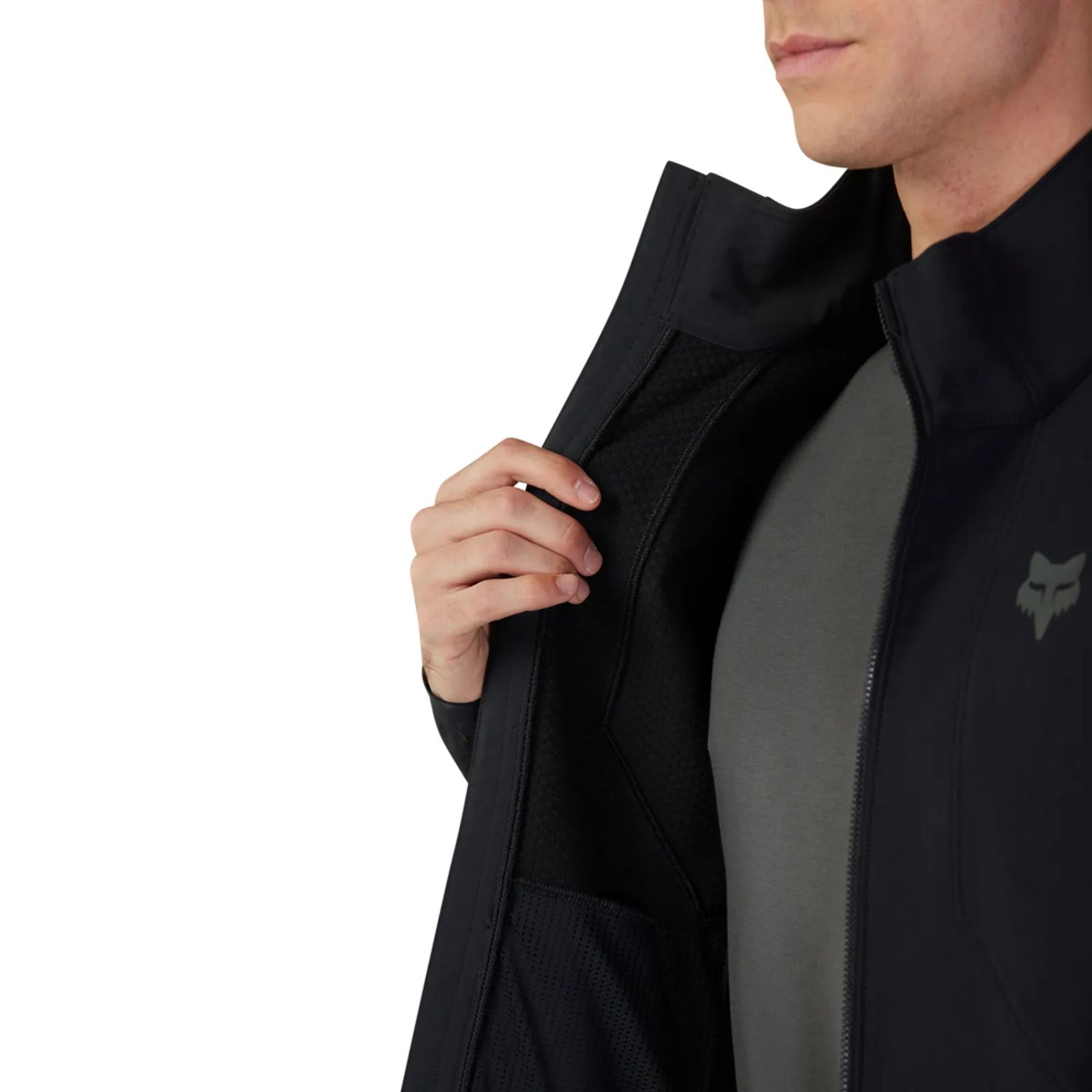 Chaqueta MTB de montaña de invierno FOX Ranger Fire negra