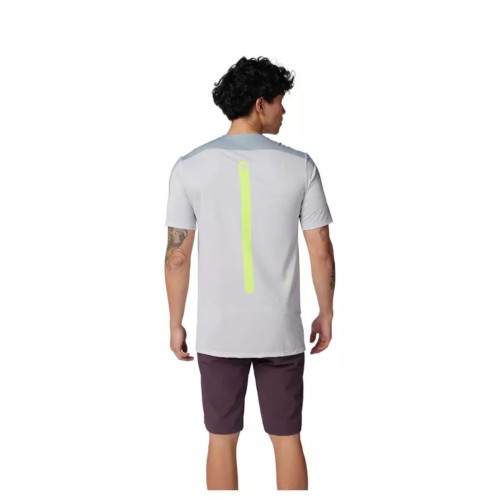 Camisola de manga curta FOX Flexair Aviation Race Gunmetal