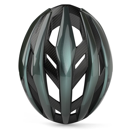 Casco de ciclismo Met Trenta 3K Carbon MIPS Hyper Teal Glossy GN1 - 3HM162CE00