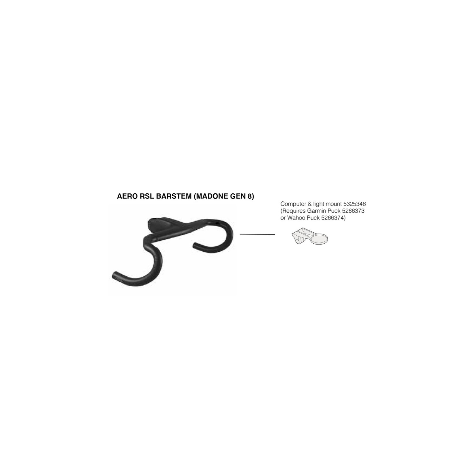 Mount for Trek Blendr Aero RSL Pro GPS bike computer - 5336210