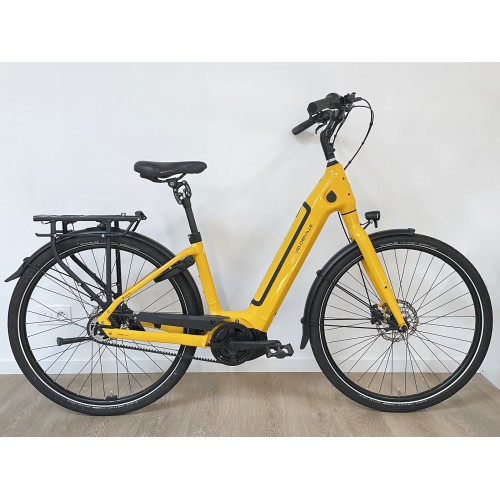 Vélodeville® Trekking AEB 990 gebruikte e-bike / Elektrische fiets 625Wh geel maat 45 (S) 2024