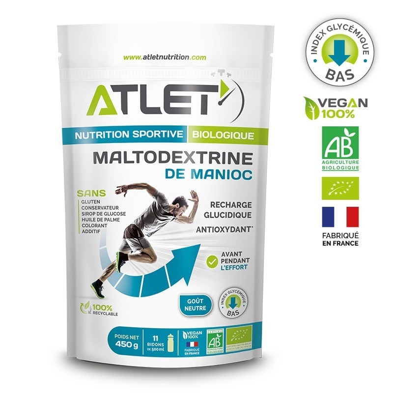 Boisson énergétique Atlet Maltodextrine de manioc 450 g