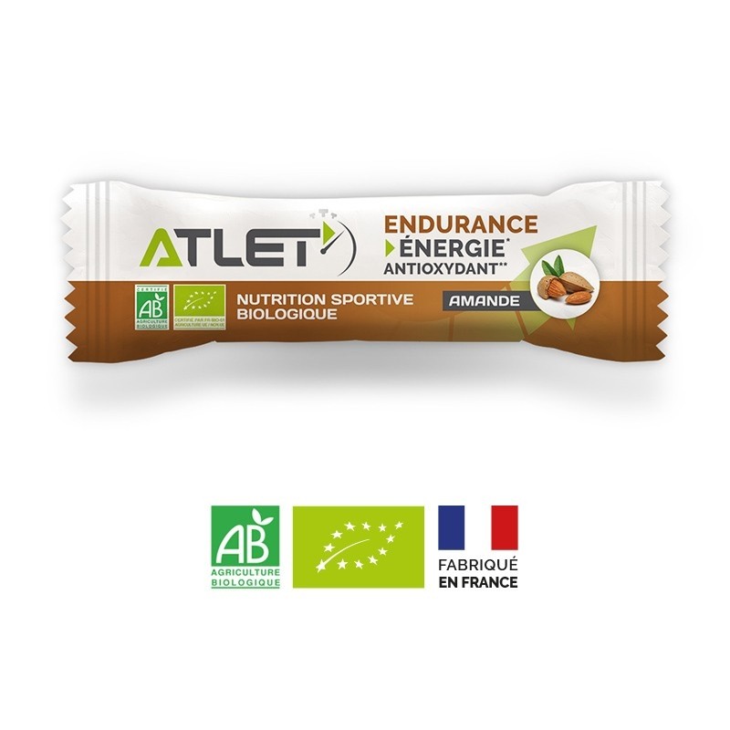 Barre énergétique Atlet Amande Bio 25g